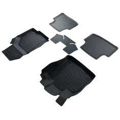 Коврики резиновые в салон 3D LUX для Volkswagen Passat B8 SD/UN (2014-) / Автомобильные коврики с бортом для Фольксваген Пассат B8 SD/UN (2014-) Srtk