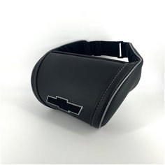 Черная автомобильная подушка под шею на подголовник с вышивкой для Chevrolet Brave Elephant