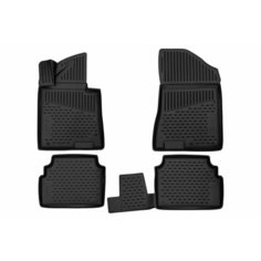 Коврики 3D в салон KIA K5 2020-, седан, 4шт. (полиуретан) Autofamily Element