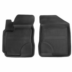 Коврики салона передние для Toyota Avensis (09-), резина, 2 шт. Atoll Group