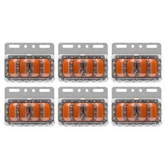 Боковые габариты, поворотник, подсветка колес, 12v (комплект из 6 штук) n/a