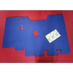 Коврик кабины ГАЗ-3307, ГАЗ-3309 EVA синий Альянс