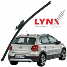 Дворник задний VW Volkswagen Polo (5) / Фольксваген Поло хэтчбек 2009 2010 2011 2012 2013 2014 2015 2016 2017 Щетка стеклоочистителя задняя, 280мм Lyn Xauto