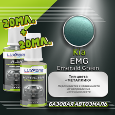 Luxfore подкраска для царапин и сколов Kia EMG Emerald Green 20 мл + лак 20 мл комплект