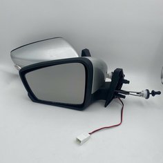 Зеркало боковое комплект ВАЗ 2114 адаптированные в корпусе Гранта, повторитель поворота, тросовый привод, Снежная королева Нет бренда