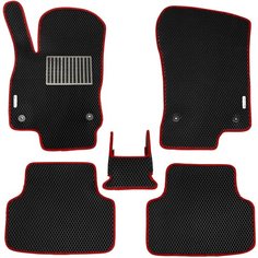 Автомобильные коврики (автоковрики) ЭВА / EVA / ЕВА для SKODA OKTAVIA (III) (А7) / Шкода Октавия 3 А7 / 2013-2020 г. в. + подпятник + 2 логотипа АвтоЕва.рф