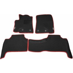 Автомобильные коврики (автоковрики) ЭВА / EVA / ЕВА для LEXUS LX 570 (III) / Лексус LX570 / 2015-н. в. + подпятник + 2 логотипа АвтоЕва.рф