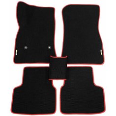 Автомобильные коврики (автоковрики) ЭВА / EVA / ЕВА для CHEVROLET CRUZE (II) / Шевроле Круз 2 (американская сборка) / 2015-н. в. + 2 логотипа АвтоЕва.рф