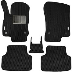 Автомобильные коврики (автоковрики) ЭВА / EVA / ЕВА для SKODA OKTAVIA (III) (А7) / Шкода Октавия 3 А7 / 2013-2020 г. в. + подпятник + 2 логотипа АвтоЕва.рф