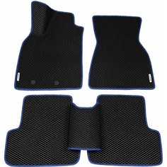 Автомобильные коврики (автоковрики) ЭВА (EVA) ЕВА для RENAULT MEGANE (II) / Рено Меган 2 / 2002-2009 + 2 логотипа АвтоЕва.рф