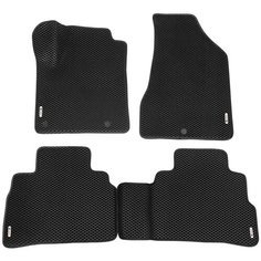 Автомобильные коврики (автоковрики) ЭВА / EVA / ЕВА для NISSAN MURANO (III) / Ниссан Мурано 3 / 2014 - 2022 + 4 логотипа АвтоЕва.рф