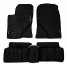 Автомобильные коврики (автоковрики) ЭВА (EVA) ЕВА для LIFAN Solano (II) / Лифан Солано 2 / 2016-2018 + подпятник + 2 логотипа АвтоЕва.рф