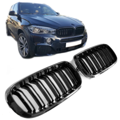 Решетка радиатора BMW X5 F15/ X6 F16 черный лак с Эмблемой M FKT Tuning