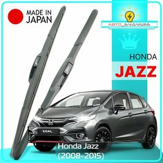 Дворники Honda Jazz Хонда Джаз GE GG GP 2008 2009 2010 2011 2012 2013 2014 2015 Щетки стеклоочистителя гибридные /япония/ Крючок 9x3 650-350 Lyn Xauto
