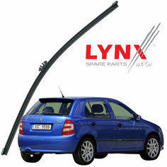 Дворник задний Skoda Fabia (1) MK1 / Шкода Фабиа хэтчбек 1999 2000 2001 2002 2003 2004 2005 2006 2007 2008 Щетка стеклоочистителя задняя, 350мм Lyn Xauto
