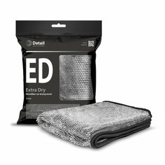 Микрофибровое полотенце для сушки кузова ED "Extra Dry" 50*60 см в упаковке Detail