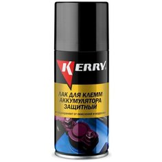 Лак для клемм аккумулятора 210 мл KERRY красный KR-918
