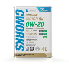 Моторное масло CWORKS SUPERIA MOTOR OIL 0W-20 SP/GF-6A, 4L A11SR1004