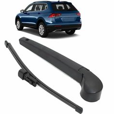 Комплект рычага и щетки заднего стеклоочистителя 14 дюймов VW Tiguan MK2 2017-2022 Нет бренда