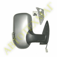 Зеркало боковое газель 3302, 2705, Бизнес цвет Буран/Сильвер с повторителем поворота правое. Автокомпонент