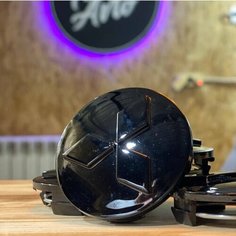 1шт, 60мм, Колпачок заглушка Митсубиши Mitsubishi на центральное отверстие (ступица) литых дисков черный лак Китай