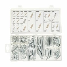 Набор пружин на сжатие и расжатие 200пр, в кейсе эврика ER-74204