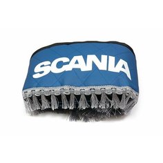 Ламбрекен лобового стекла + угол SCANIA Эко кожа синий (20137) Нет бренда