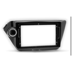 CARAV 22-412 (9" монтажная рамка для а/м KIA Rio (QB), K2 (QB) 2011-17 (руль слева / черный глянц.))