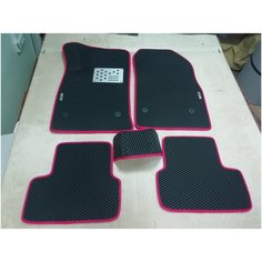 Eva коврики Opel Astra J (2009-2018) эва ковры Опель Астра J с подпятником и шильдиками Carply