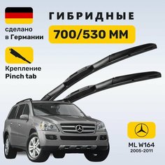 Дворники Мерседес МЛ 164, щетки Mercedes ML W164 (2005-2011) Zekkert