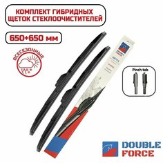 Гибридные щетки SEAT Leon (1P1) 2005-2013 (650+650 мм) Double Force