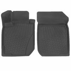Коврики салона передние для Nissan Almera (13-), PREMIUM, резина, 2 шт. Sei Ntex