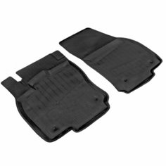 Передние коврики в салон для Volkswagen Tiguan (16- Н. В.), резина, 2 шт. Sei Ntex