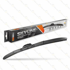 Щетка стеклоочистителя SKYLINE "гибридная" 18" 450 мм для большинства автомобилей с левым и правым расположением руля (13 видов креплений) ORHYBWB450 Origana