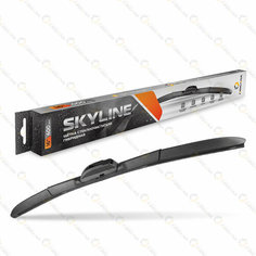 Щетка стеклоочистителя SKYLINE "гибридная" 16" 400 мм для большинства автомобилей с левым и правым расположением руля (13 видов креплений) ORHYBWB400 Origana