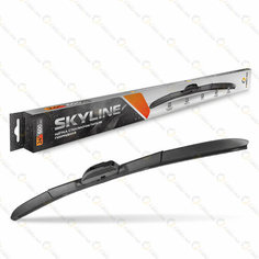 Щетка стеклоочистителя SKYLINE "гибридная" 24" 600 мм для большинства автомобилей с левым и правым расположением руля (13 видов креплений) ORHYBWB600 Origana