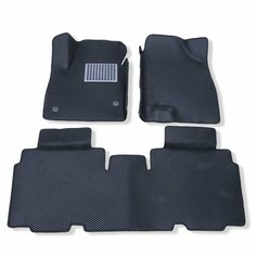 Автомобильные коврики ЭВА (EVA) для Jetour X90 Plus / Джетур Х90 Плюс с 3D бортами 2021 - н. в. + подпятник АвтоЕва.рф