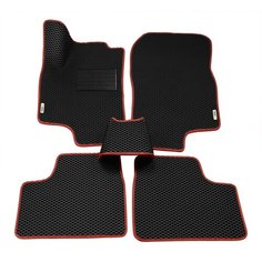 Автомобильные коврики (автоковрики) ЭВА / EVA / ЕВА для OPEL ASTRA (G) / Опель Астра / 1998-2005 + подпятник + 2 логотипа АвтоЕва.рф