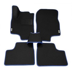 Автомобильные коврики (автоковрики) ЭВА / EVA / ЕВА для OPEL ASTRA (G) / Опель Астра / 1998-2005 + подпятник + 2 логотипа АвтоЕва.рф