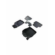 Резиновые 3D LUX коврики для Volkswagen Passat B8 (14-) Srtk