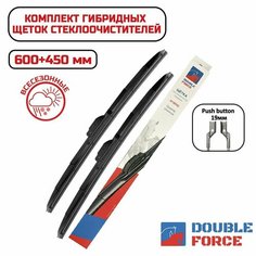 Гибридные щетки Belgee X50 09.2023- (600+450 мм) Double Force