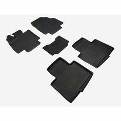 Коврики салона с высоким бортом для Toyota Highlander 2019-2024 / Тойота Хайлендер Sei Ntex