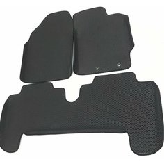 Toyota Vitz 2 Поколения (XP90) 5 ДВ, Прав. р, 2WD Автомобильные коврики EVA 3D с бортами Нет бренда