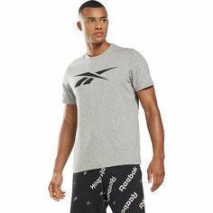 Футболка спортивная Reebok Graphic Series Vector Tee, 1 шт., размер S, серый