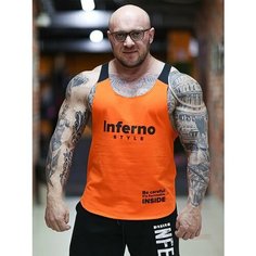 Майка Inferno Style, размер M, оранжевый