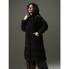 Пальто DIMMA fashion studio Регина, размер 54, черный