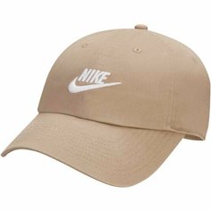 Бейсболка NIKE CLUB UNSTRUCTURED FUTURA WASH CAP для мужчин, размер L/XL, бежевый