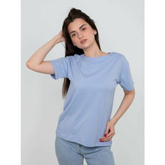 Футболка Lets Go, размер 48 Взрослый, голубой