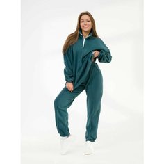 Костюм спортивный MoloNa, размер 50-52, зеленый