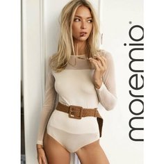 Боди moremio, размер 42, бежевый
